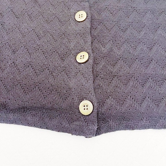 Madewell Short Sleeve Button Down Sweater Top XL NWT - Picture 6 of 7